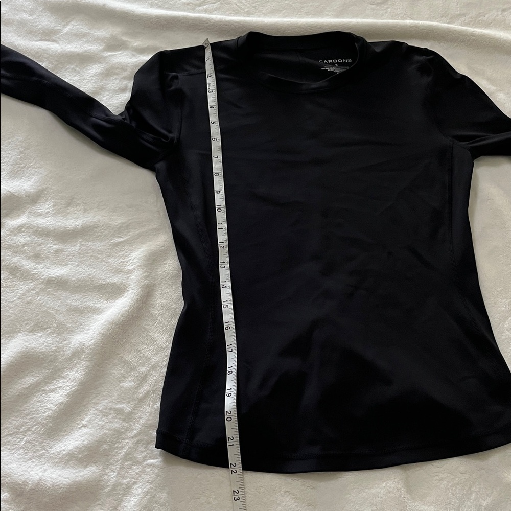 Carbon38 Black Long Sleeve Blouse - Picture 4 of 7